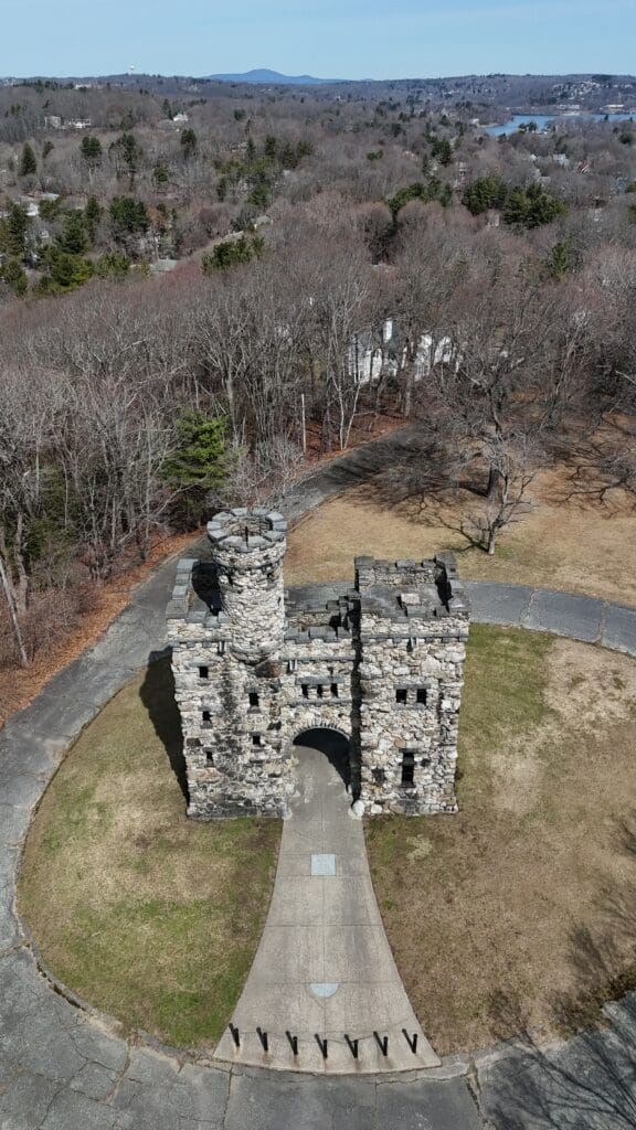 Bancroft Tower in Worcester, Massachusetts build in 1900 in honor of George Bancroft